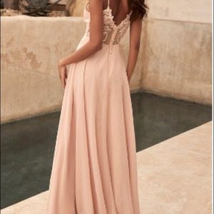 Lulus blush pink formal